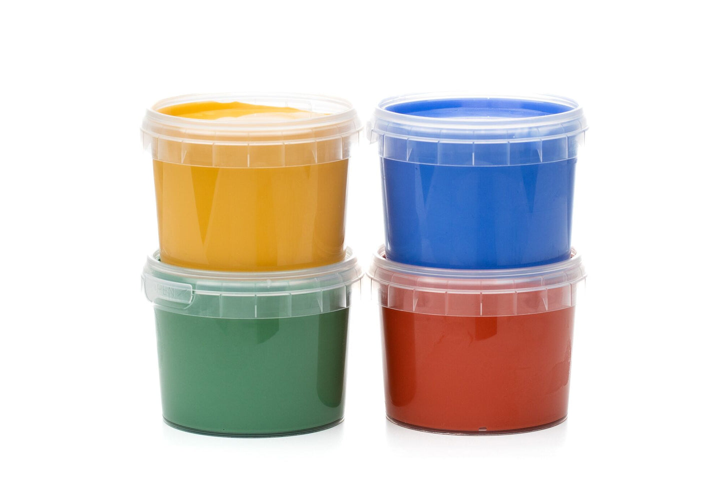 Bio-Fingerfarben vegan - 4er Set "Aki"