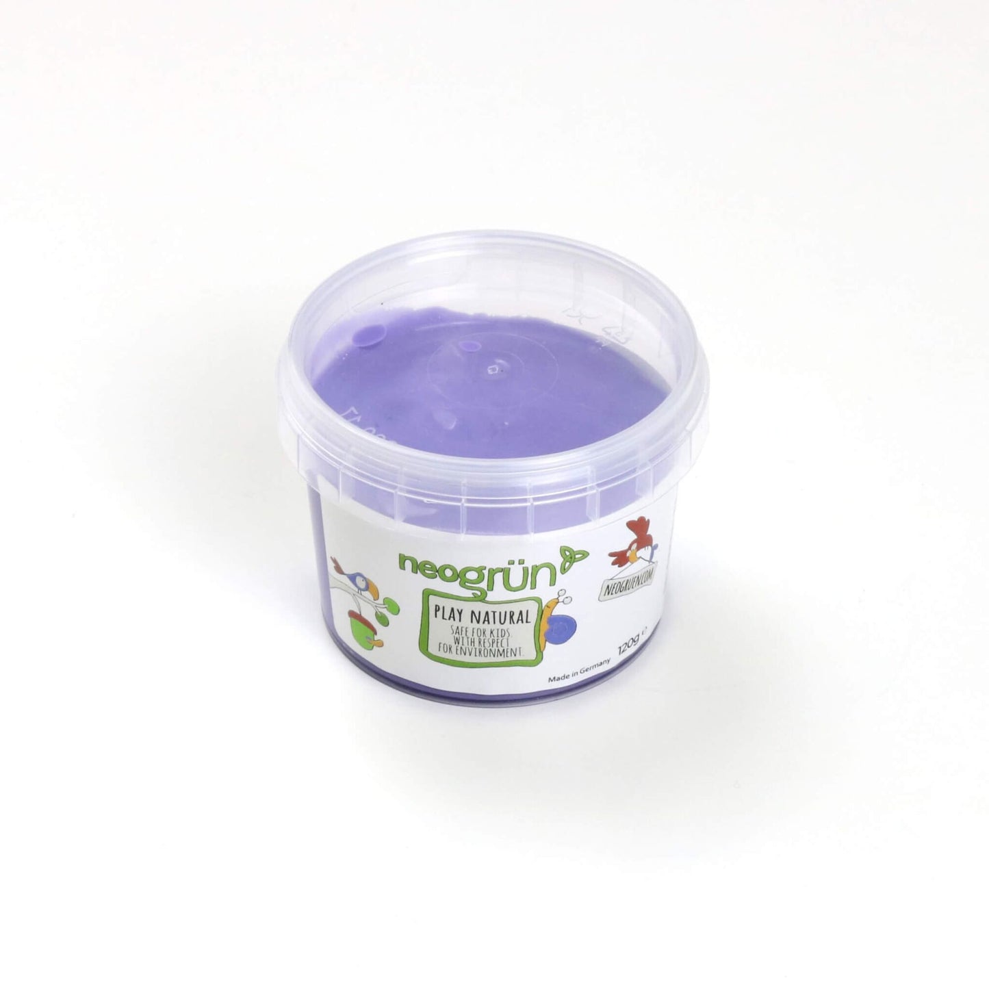 Bio-Fingerfarbe vegan - 120g Becher - violett