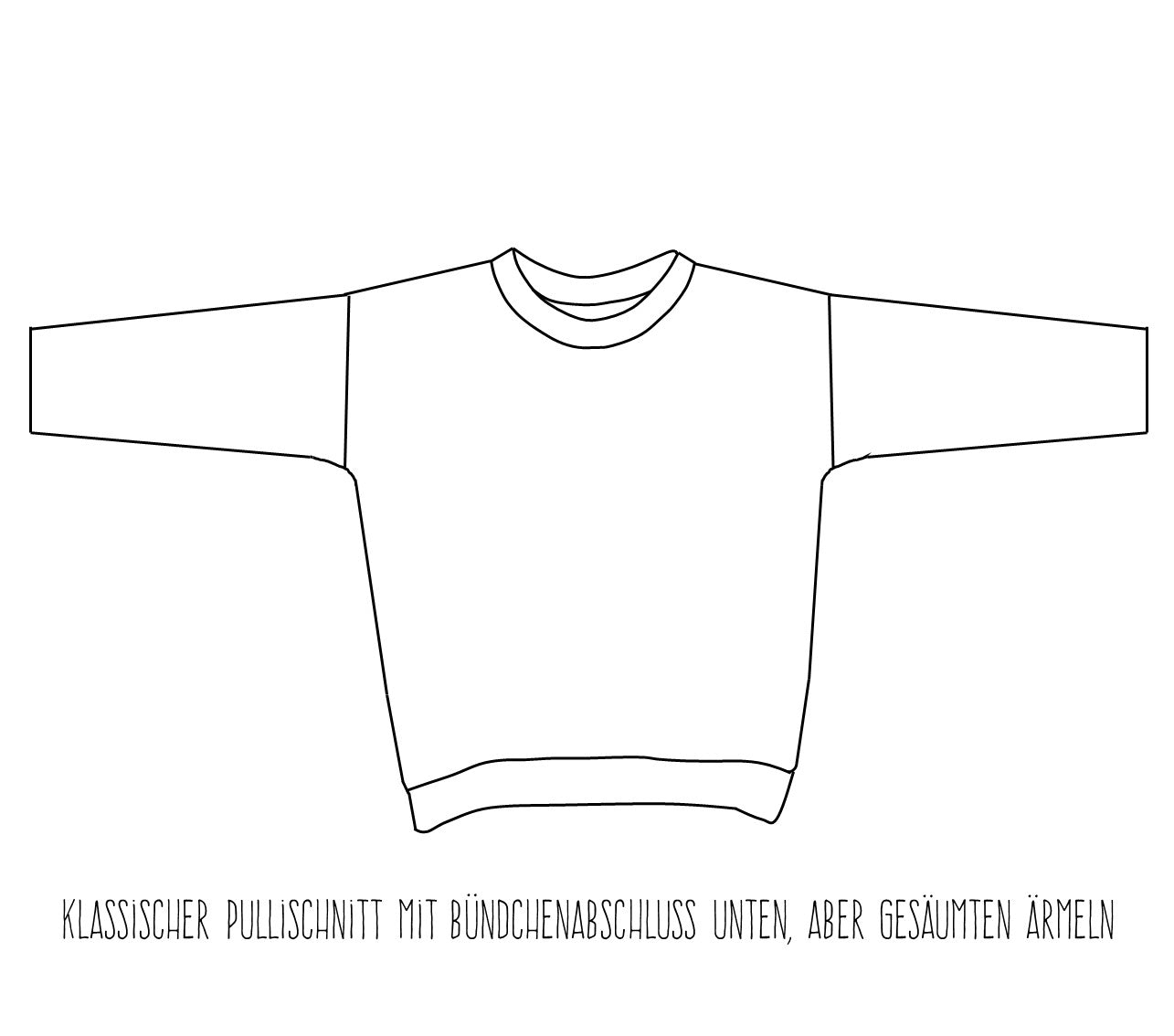 mehrfarbiger Sweat-Pullover Kinder FREIE FARBWAHL