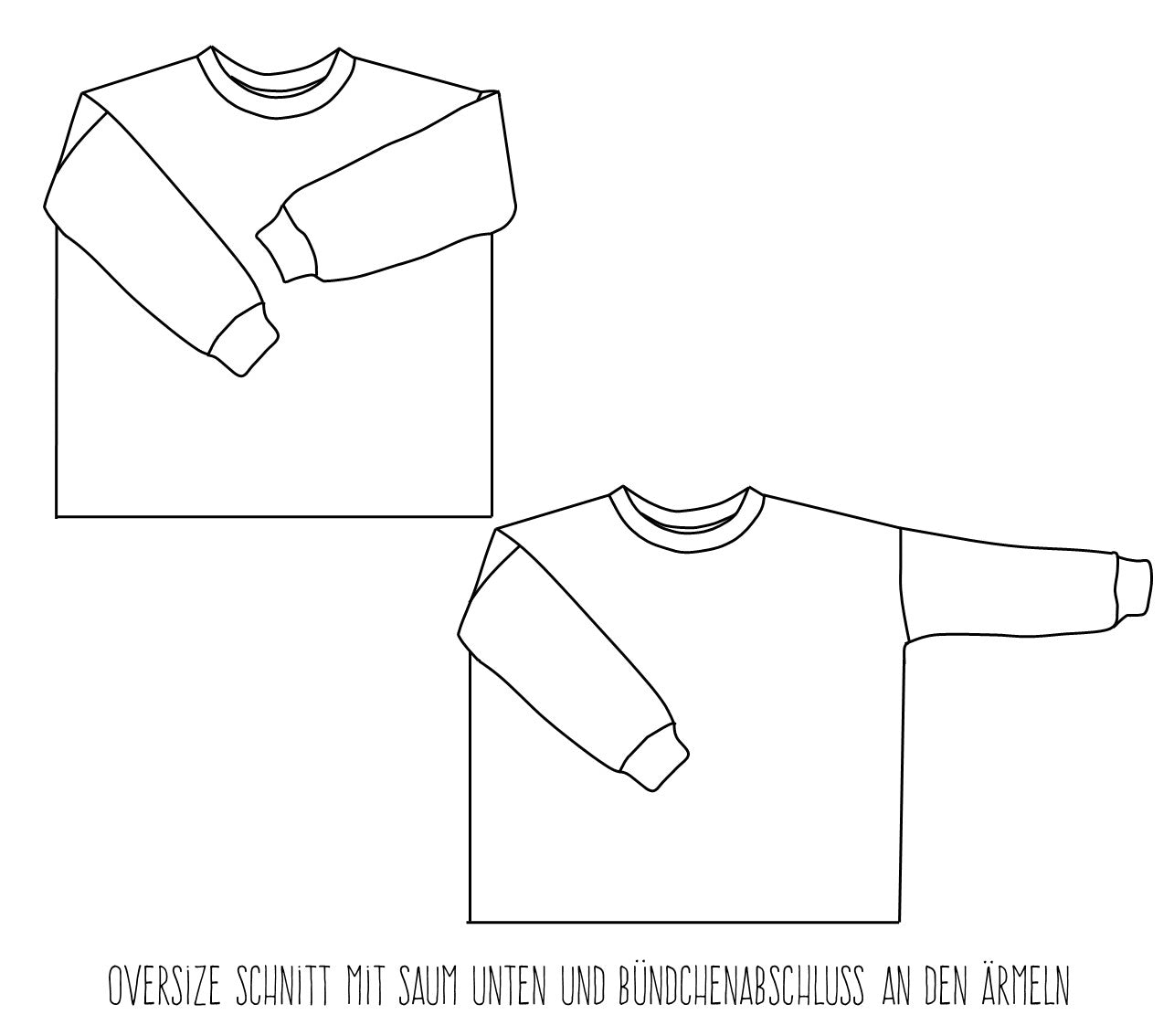 mehrfarbiger Sweat-Pullover Kinder FREIE FARBWAHL