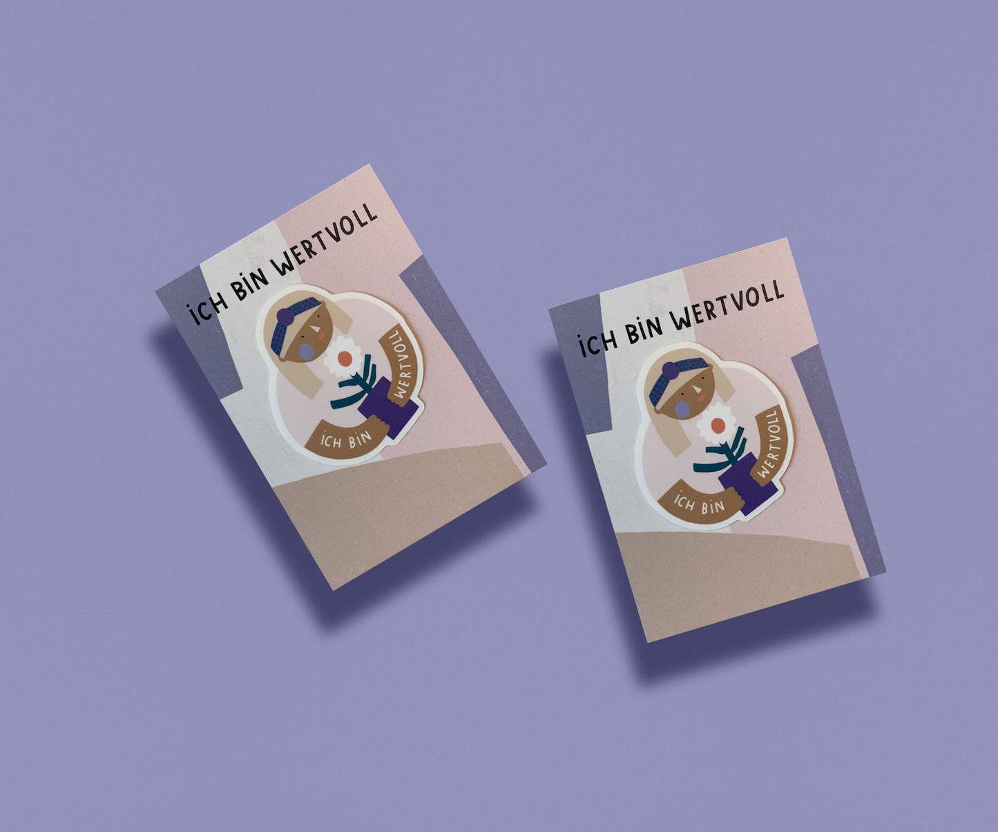 Stickerkarte wertvoll