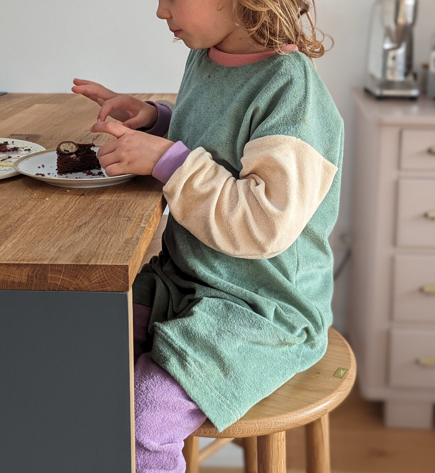 mehrfarbiges Frottee-Kleid Kinder FREIE FARBWAHL