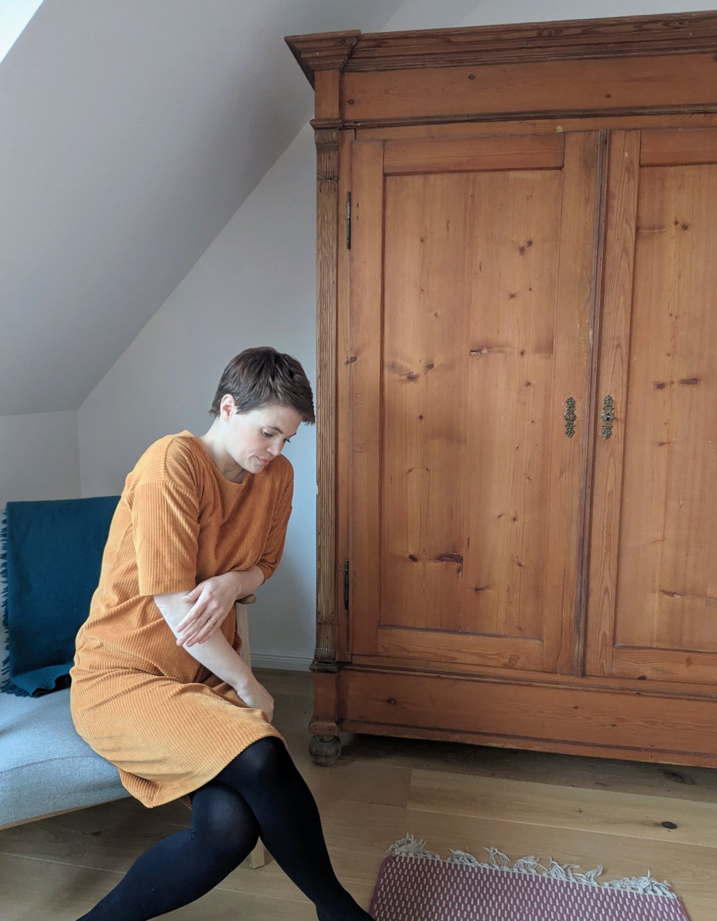 Oversize Cord Kleid Erwachsene