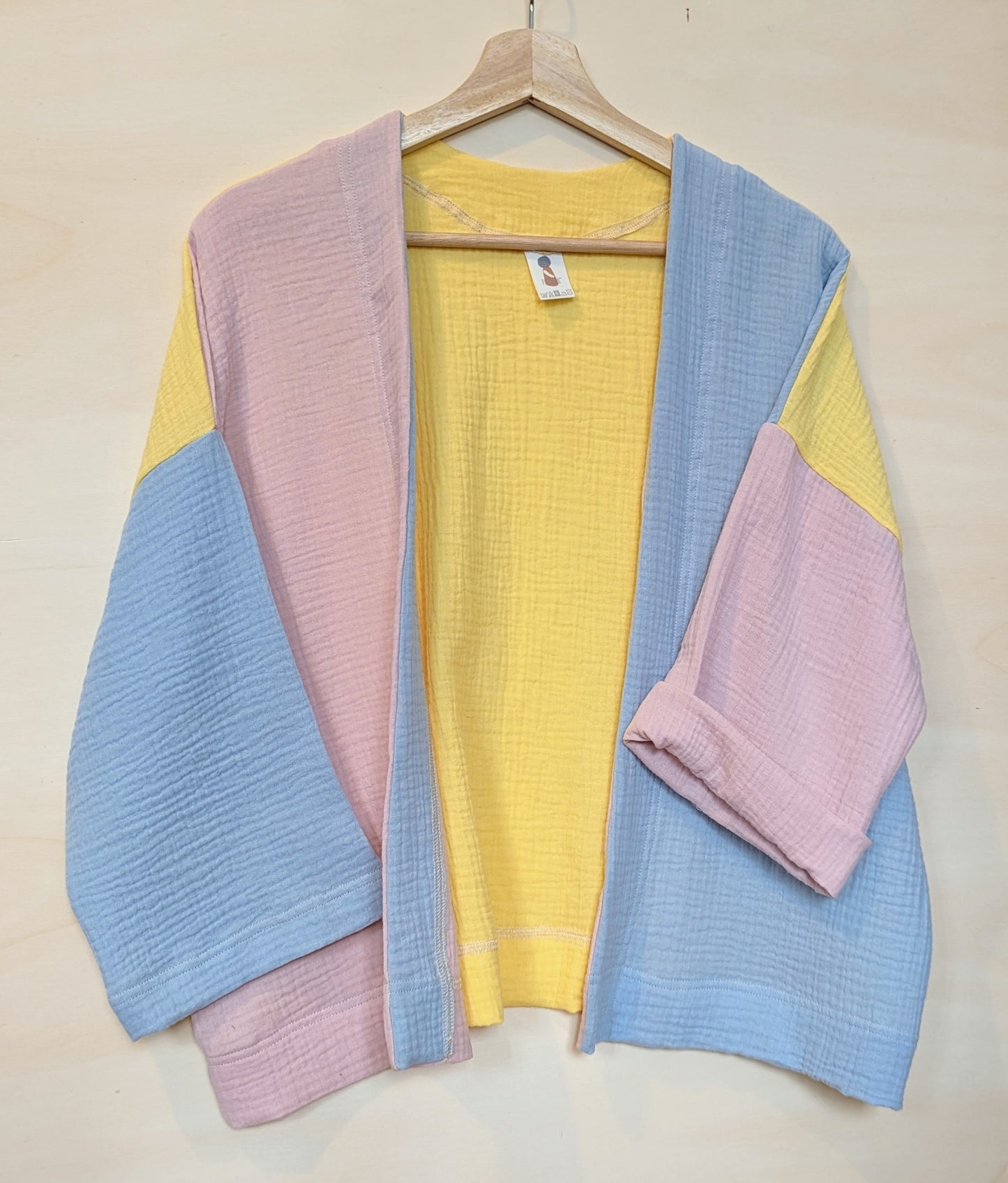 offene Musselinjacke mehrfarbig (freie Farbwahl)