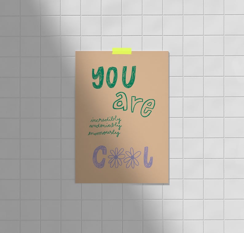 Postkarte you are cool