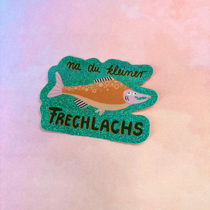 Sticker Frechlachs