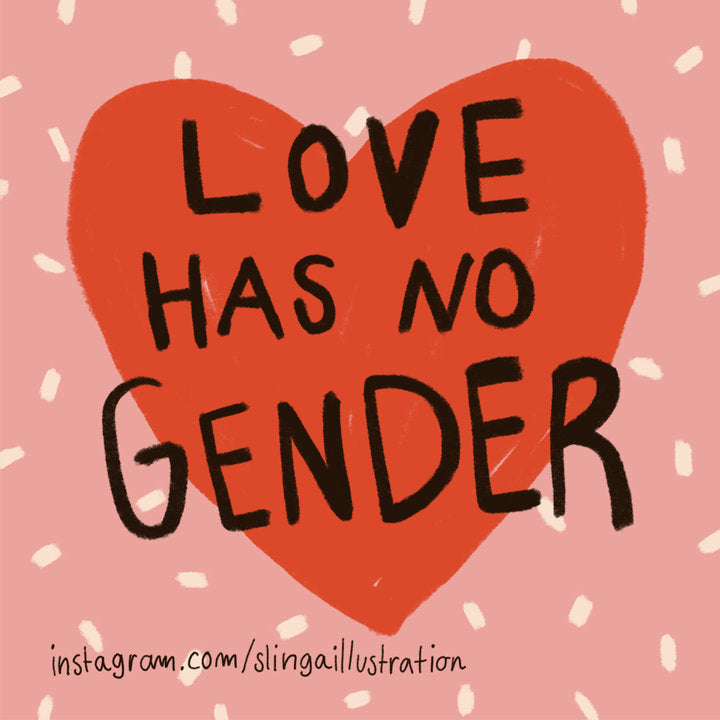 Stickerset Gender (5 Aufkleber)