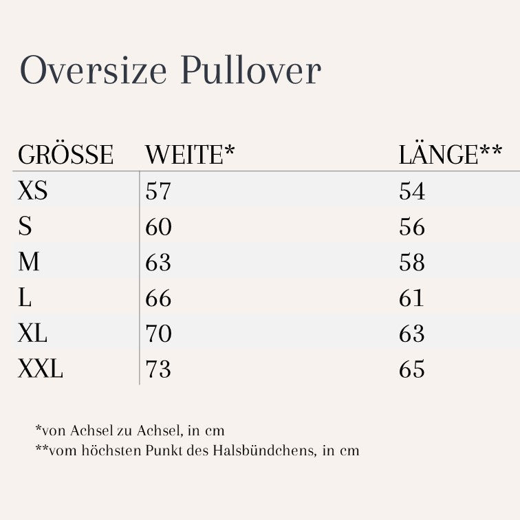 Nicky-Oversize-Pullover (uni, diverse Farben verfügbar)