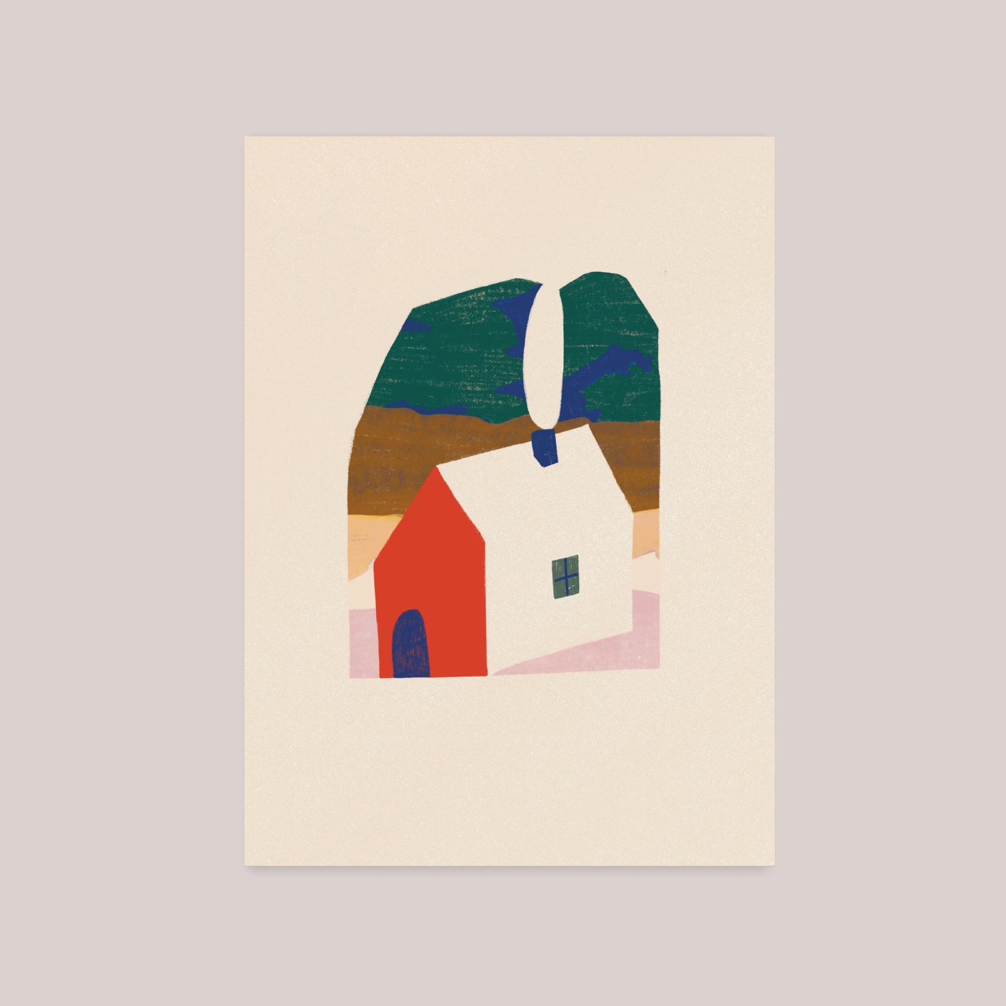 Poster Haus DIN A3