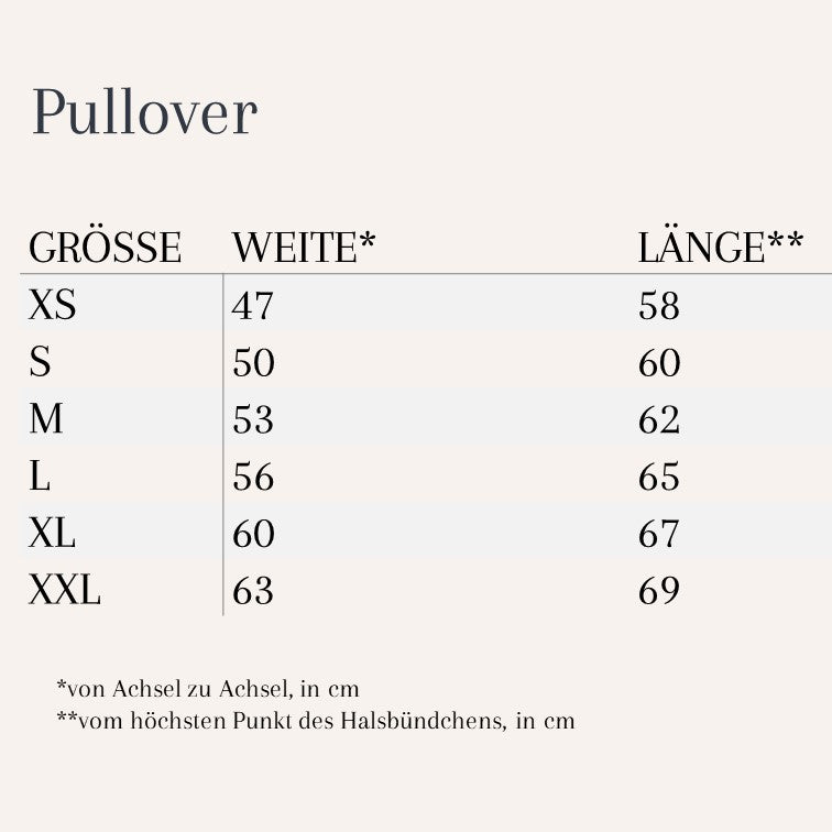 mehrfarbiger Sweat Pullover Erwachsene creme/blau/lila