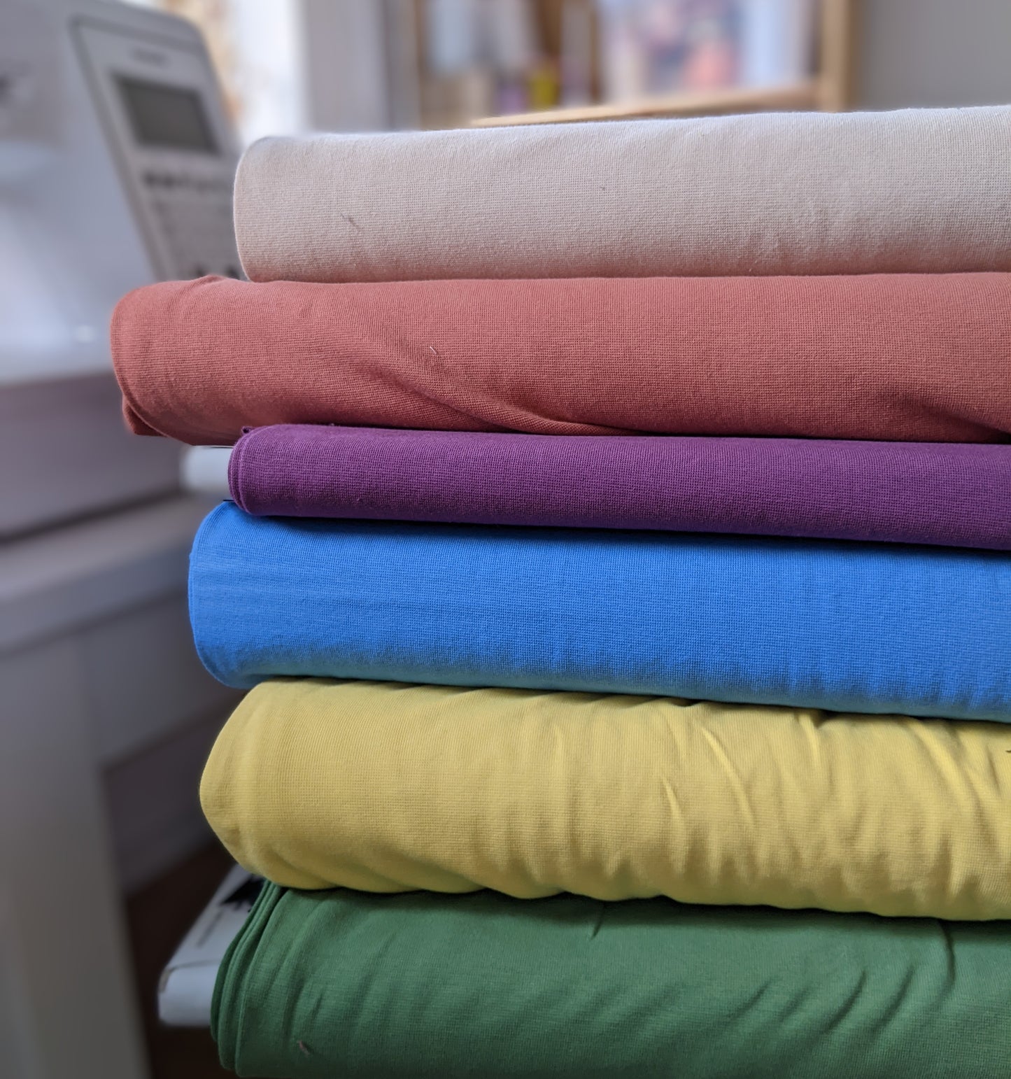 bunte Bündchenmischung