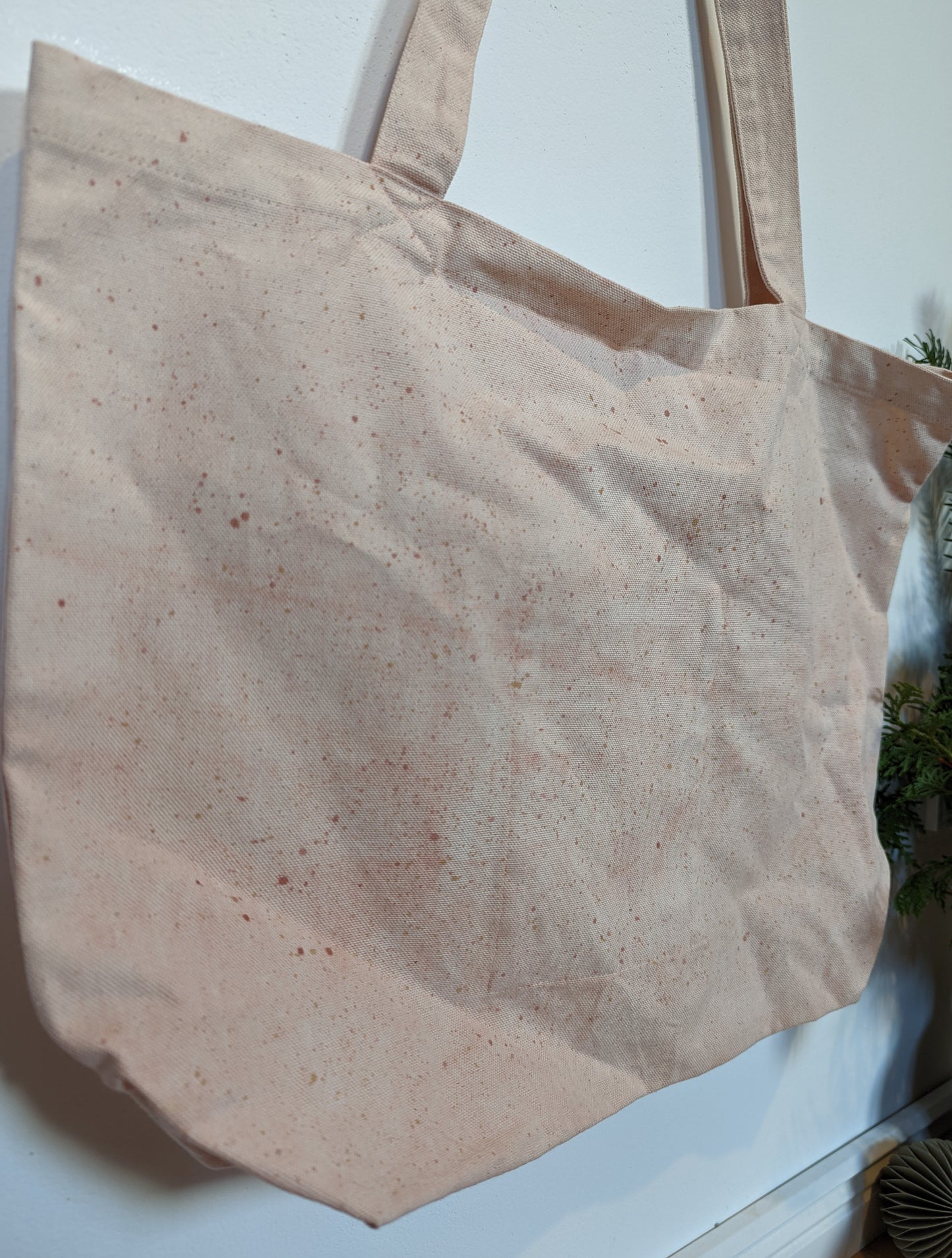 große Henkeltasche Farbvelrauf/Sprenkel