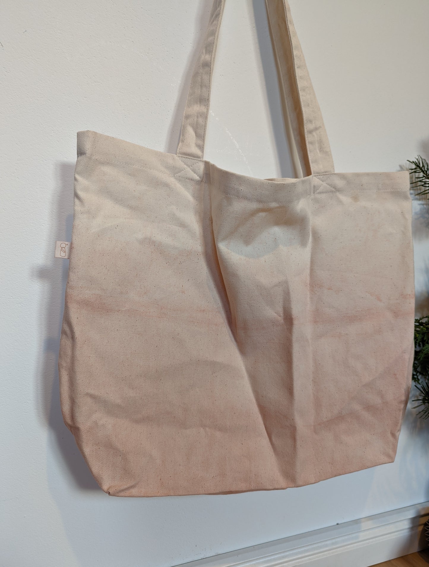 große Henkeltasche Farbvelrauf/Sprenkel