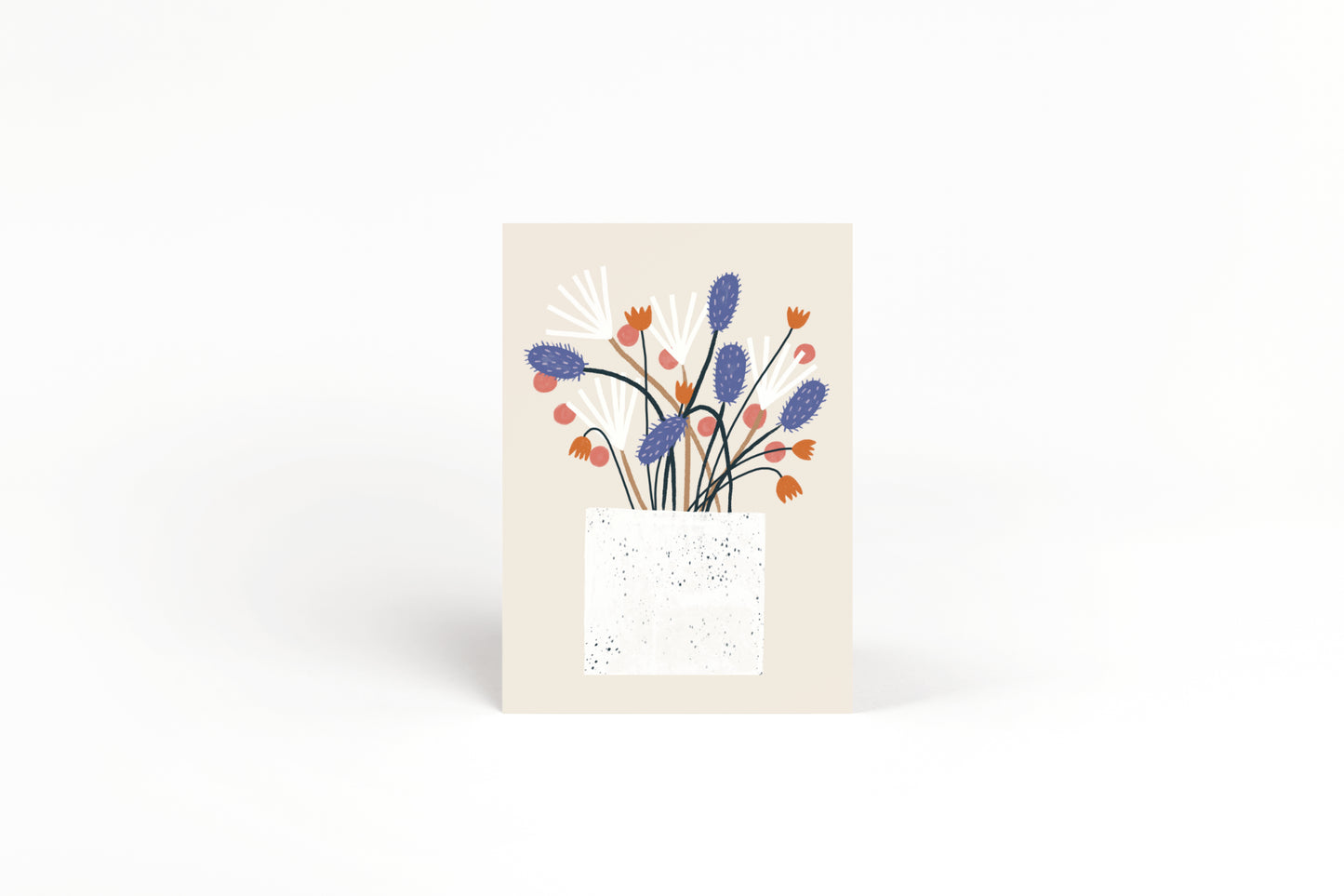 Postkarte Blumen