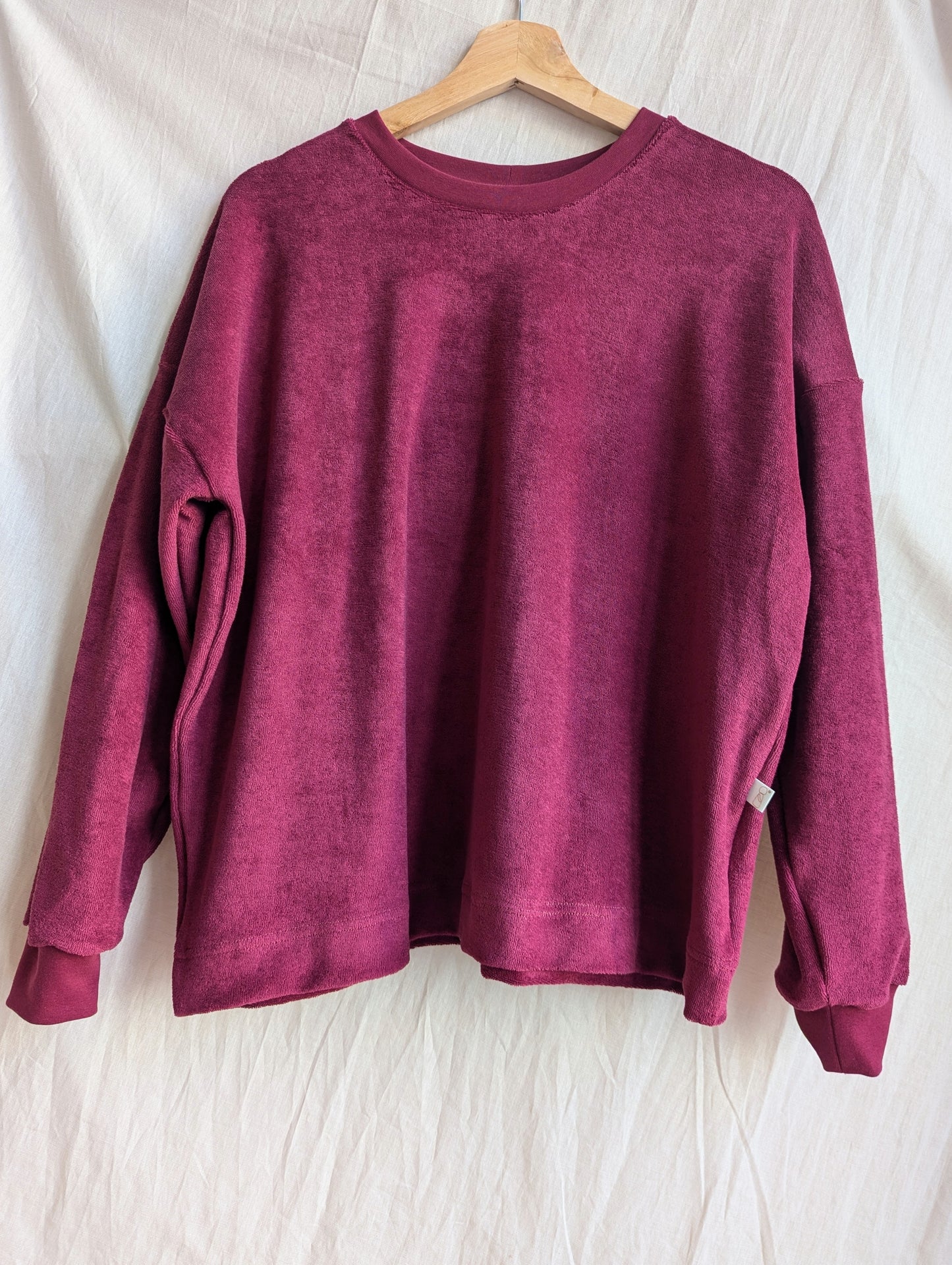 Frottee- Oversize-Pullover Erwachsene