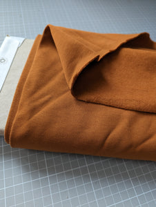 Meterware Sweat Stoff rostorange