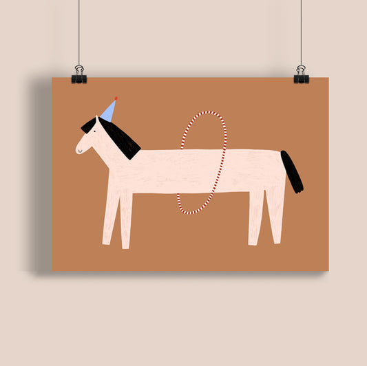 Poster Pferd A3