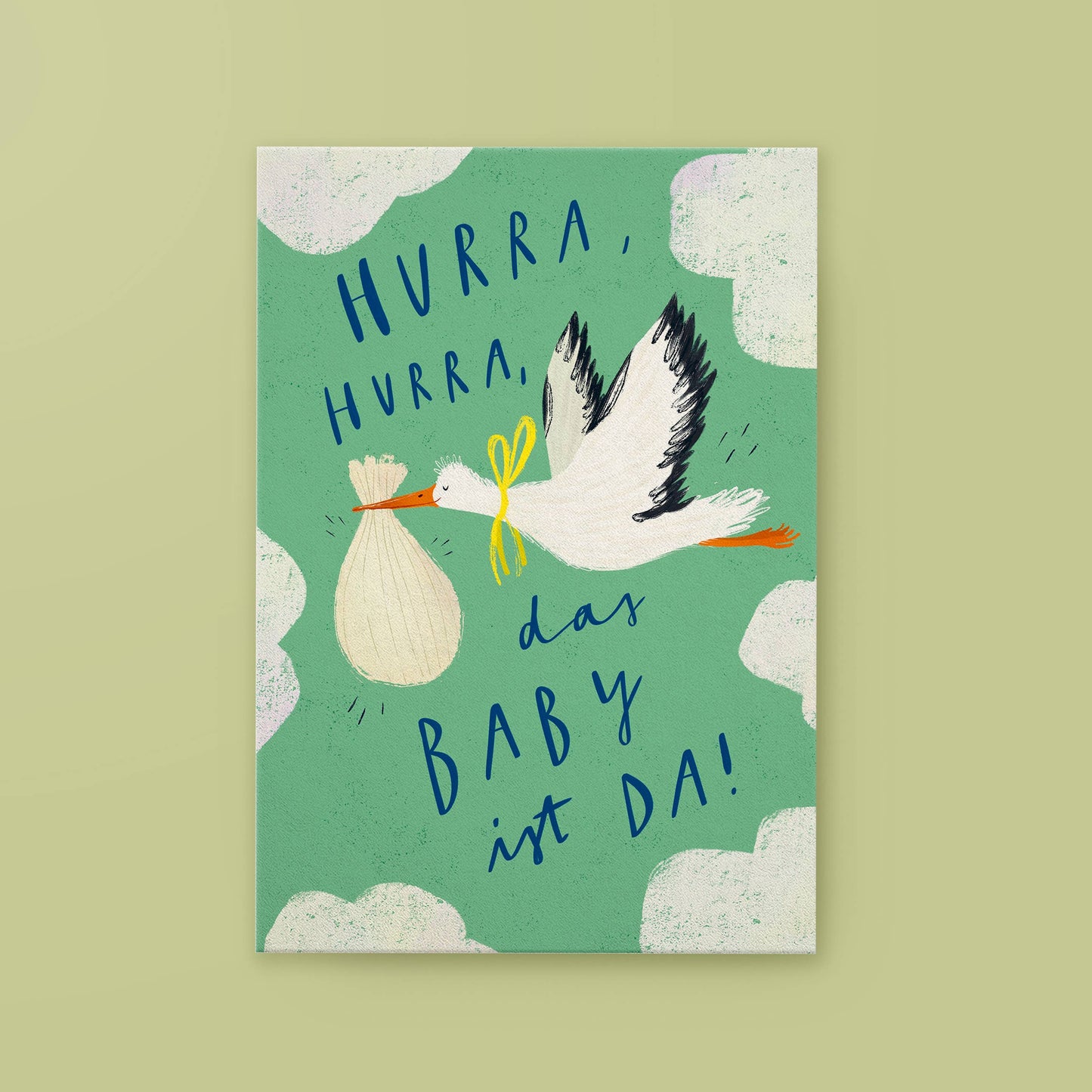 Postkarte »Baby Hurra«