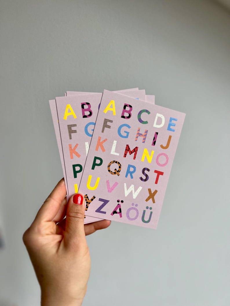 Postkarte ABC