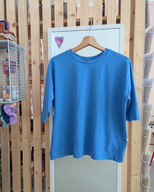 T-Shirt Erwachsene mittelblau (Größe S) VERSANDFERTIG