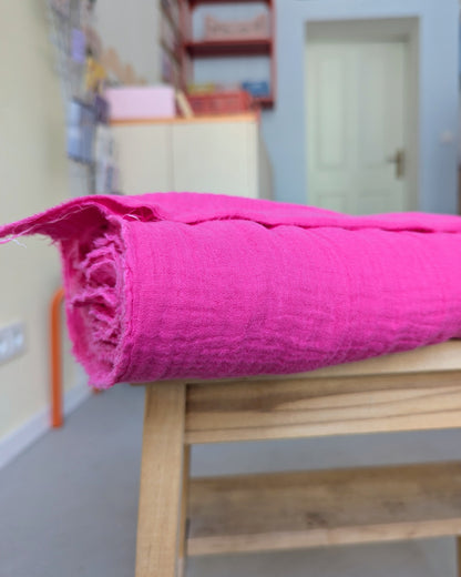 Meterware Musselin pink
