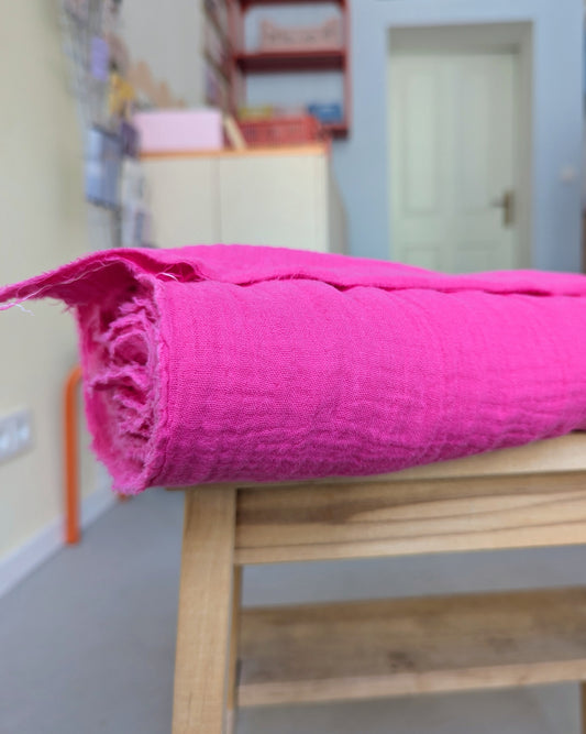 Meterware Musselin pink