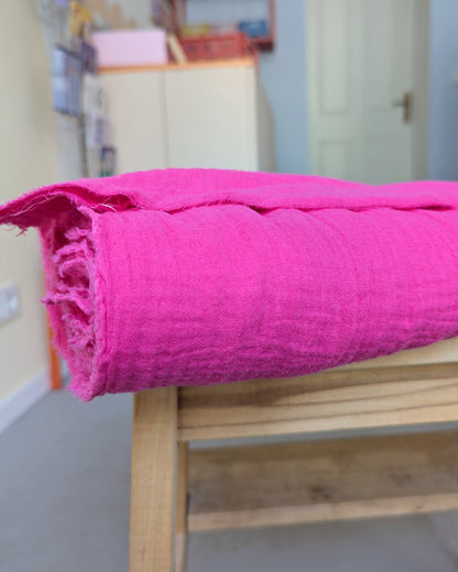 Meterware Musselin pink