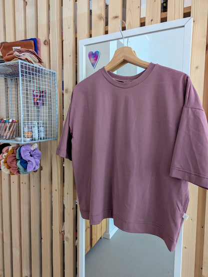 T-Shirt Erwachsene blasslila (Größe XS) VERSANDFERTIG