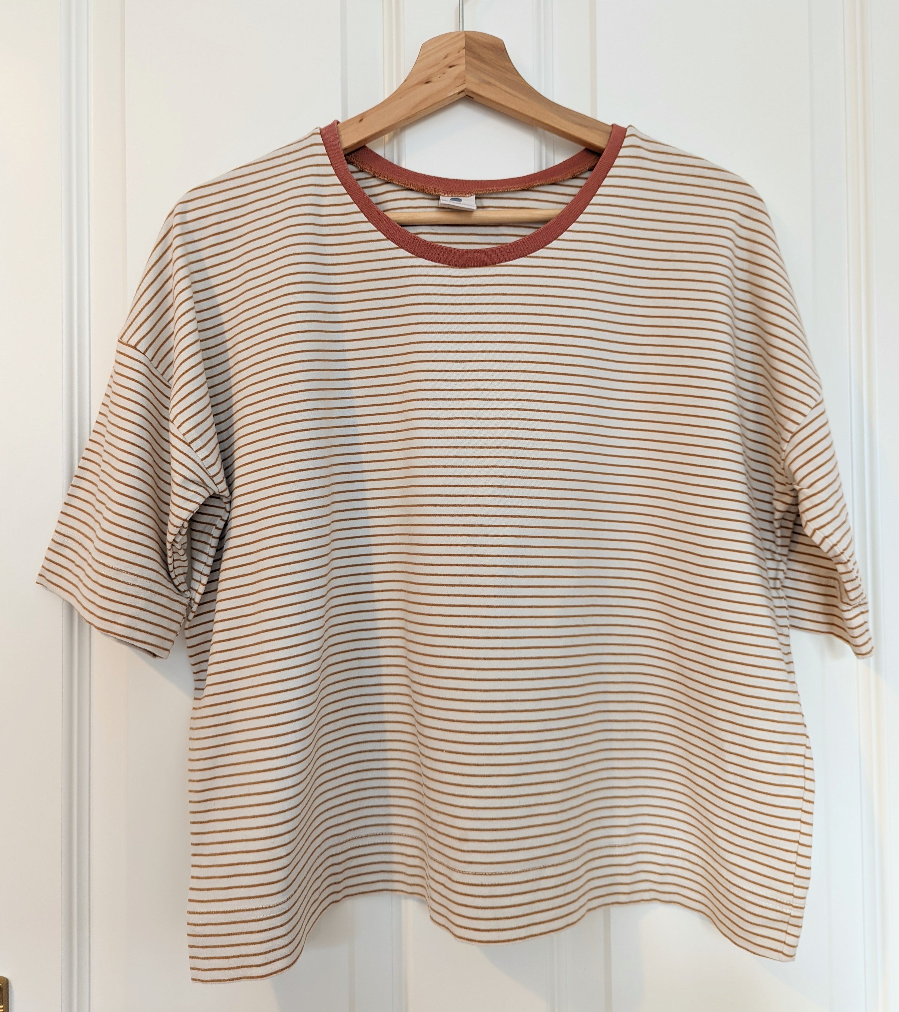 lockeres Streifen T-Shirt Erwachsene